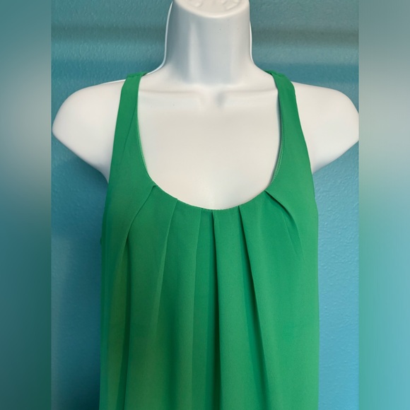 My Michelle green midi dress with pockets in front and beautiful embroidery back - Picture 3 of 7
